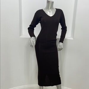 22nd Street Long Sleeve Brown Dress size S
